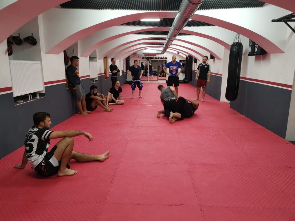 Aufwaermen vor dem BJJ Training in Wien